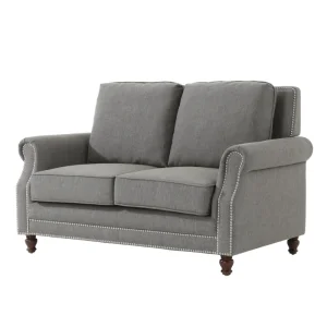 High Quality Fabric Sofa 2 Double Seat Modern European Style Upholstery Furniture for Living Room SM-1063-2