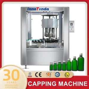 Automatic Juice Wine Spirits Aluminum Caps Capping Machine