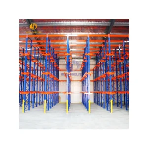 Drive-In Pallet Racking System Large Warehouse Storage with LIFO Pallet Organization and Heavy Duty Drive in Racking