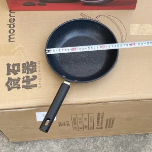 Healthy Cookware Non-Stick Ceramic Coating Premium 2-Piece Maifan Stone Frying Pan Set