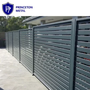 Modern Style Aluminium Vertical Slat Picket Fence Panels