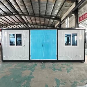 Casa Prefabricada Expandável com Estrutura de Dois Andares Moderna 2 Quarto 1 Banheiro 20FT para Acampamentos