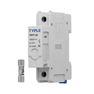 Factory Wholesale 1P DC Fuse Holder 10x38mm 1000V Solar PV Fuse Base for PV System Protection CE Fuse Holder Non-Indicating