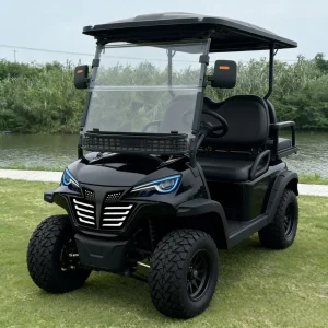 Multi Purpose 4 Seater Golf Cart Equipped With Off Road Tires Electric Sightseeing Vehicle Factory Direct