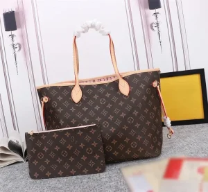 Luxury Goods Cowhide Leather Women Tote Shopping Bag Fashion Handbag Pursetravel Shoulder Bags Designer Style Bag