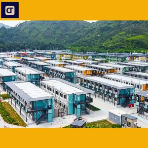 Color Steel Structure High-Rise Mobile Prefab Modular Mini Prefabricated Building