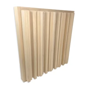 Keyhelm Skyline Diffuser Panel In Ayous Wood Sound Insulation Minimalist Design Italy Origin Acoustic Treatment For Studio Use