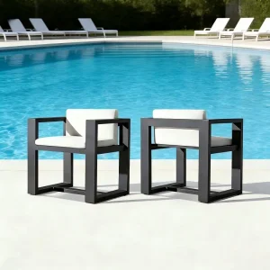 Garden Patio Table and Chair Outdoor Furniture Aluminium Woven Dining Set