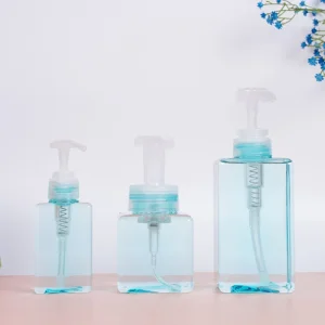 100ml 250ml Plastic Colored Custom Empty Shampoo PETG Cosmetic Lotion Pump Bottle