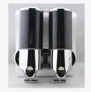 Iprosan Double 500ml Plastic Hotel and Bath Wall Mount Foam Liquid Soap Dispenser