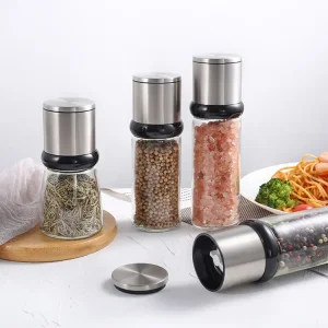 Pink Salt and Pepper Grinders