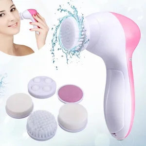 Electric Face Cleansing Machine 5 in 1 Exfoliating Brush