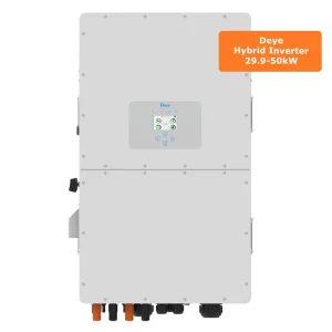 Energía Renovable Deye Mejor 30/35/40/50kw Inversor 3 Fase Proveedor para Sistema Solar Completo Fuera de la Red en la Red Costo Todo en Uno Sistema de Paneles Solares