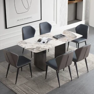 Italy Style Home Furniture Sintered Stone Dining Table with Pandora Stone Top