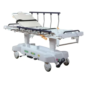 Hot-Selling Medical Adjustable Emergency Stretcher Hydraulic Translucent Stretcher Trolley