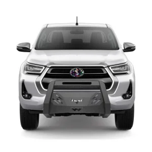OEM 4X4 Protetor de Grade Frontal de Aço Preto para Carro, Barra de Nudge para Toyota Hilux Nissan Navara Np300 Ford Ranger Amarok