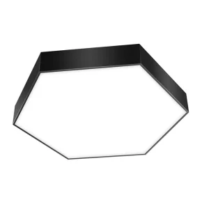 Minimalist Design Project Decoration Lighting Flicker Free 36W CRI95 Dim to Warm Garage Hexagonal LED Lamp