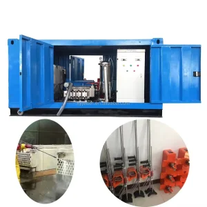 Efficient Electric Cold Water Cleaning High Pressure Water Jet System