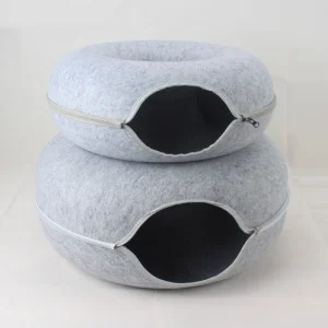 Wholesale New-Style Customized Design Popular Colorful Breathable Fabric Pet Cat Donut Cat Calming Nest