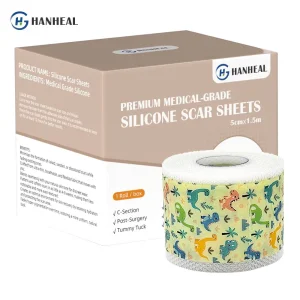 Custom Medical Silicone Scar Tape Scar Away Silicone Sheets Waterproof Silicone Gel Tapes for Keloid Scars