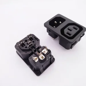 Atacado 0712-Pq 10A 250V Montagem em Painel C14 e C13 Soquete Equivalente a 4300.0301