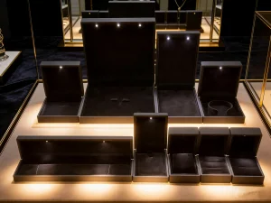 Stock Led Jewelry Box Black LED
