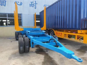 Stand Column Cargo Log Wood Timber Logging Semi Trailer