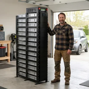 Poland Stock 50kWh 66kWh 93kWh 100kWh Commercial Industrial Energy Storage System Stackable High Voltage LiFePO4 Battery ESS