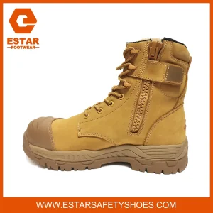 Airport Friendly Work Safety Shoes Non-Metallic Industrial Safety Boots with Composite Toe