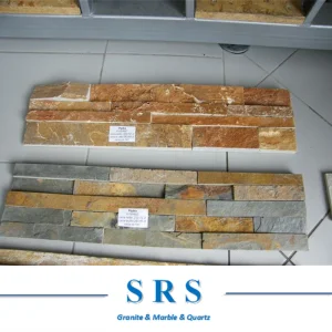 Chinese Natual Rough Culture Stone Slate Panels for Retaining Walls