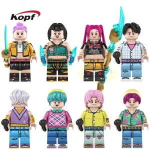 Kpop Demon Hunters Assembly Building Block Mini Figures Children Educational Toy (TP1049)