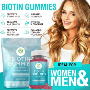 Wholesale Organic Vegan Biotin Collagen Gummies