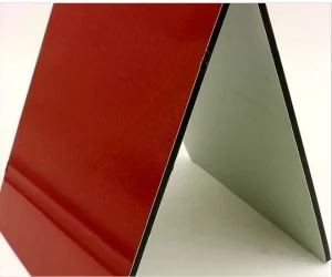 Dark Red Aluminum Composite Panel Use Wall Finishes