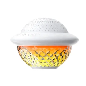 KENUO Colorful LED Light IPX7 Waterproof Portable Wireless Floating Swimming Pool Underwater Speakers