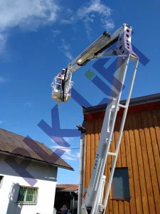 10~24m Diesel Electric Hydraulic Towable Boom Lift