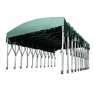 Push-pull Retractable Stadium Canopy Outdoor Electric Movable Warehouse Awning Tent Party Tent Size Can Be Customized