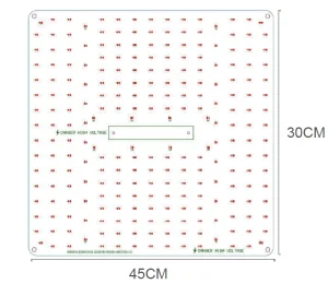 Timer/Foldable/Dimmable Samsung 100W Watt Large-Scale High PPE LED Grow Lights for Hydroponic Growing (EMC)
