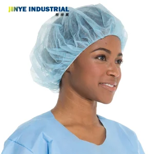 Disposable Bouffant Caps, Hair Head Cover Net Non-Woven Cap