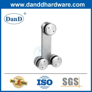 Glass Door Pivot Stainless Steel T Horizontal Glass Connector