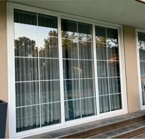 Energy Saving UPVC Fixed Window, 40dB Sound Proof Solid Vinyl Frame, for Office and Hotel