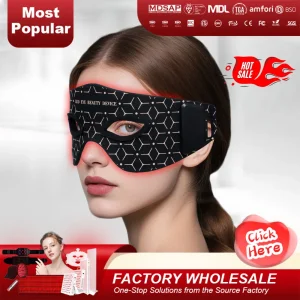 Fabricante de Máscara Facial LED OEM ODM Atacado Personalização Clínica Silicone 2 Cores 630nm 850nm Dispositivo de Máscara Facial para Terapia de Luz Vermelha LED