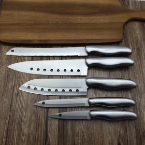 China Factory Sharp Durable Stainless Steel Kitchen Chef Set Knife