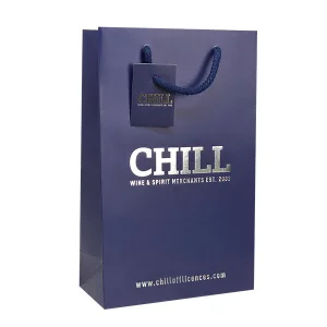 Personalized Custom Logo Printed Wholesale Red Cardboard Gift Shopping Bottle Carry Packaging Paper Wine Bag Wholesale, Wholesales