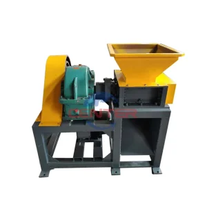 Fabricante Chinês de Alta Qualidade Equipamento de Trituração de Eixo Duplo de Potência Única para Plástico Residual com Modelo 300 800kg/H CE