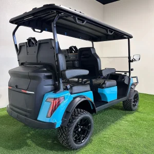 High Performance Off-road Electric Sightseeing 4 Seater Golf Cart with 72V Powerful Motor for Golf Courses Resort Transportation