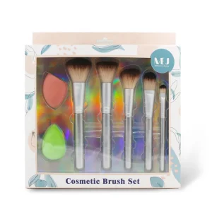MEJ Best Selling 5pcs of Foundation Concealer Portable Facial Beauty Tools Makeup Brush Set