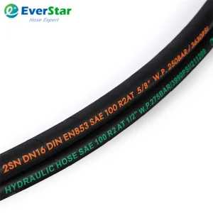 Two Steel Wire Braids Hose