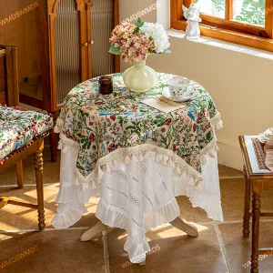 Premium Festive Tablecloth with Durable Polyester Table Protector