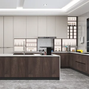 Premium Fitted Shaker Set Island Stainless Steel Cabinets Modular Kitchen Cabinet ODM