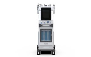Aqua Facial Machine With 9 Different Handles Including Multi-Pole Microcurrent For Deep Cleansing &amp; Deep Skin Heating